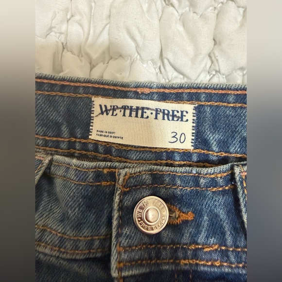 Free People Xena Slim Straight Jeans - Picture 6 of 8